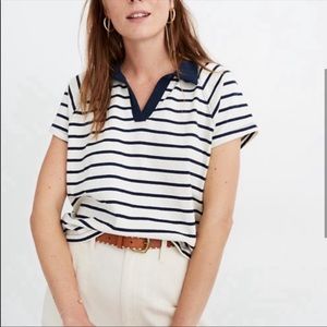 Madewell Boxy Stripe Polo